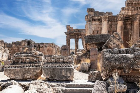 Téléchargez les photos : Ruine de Baalbek au Liban, Moyen-Orient - en image libre de droit