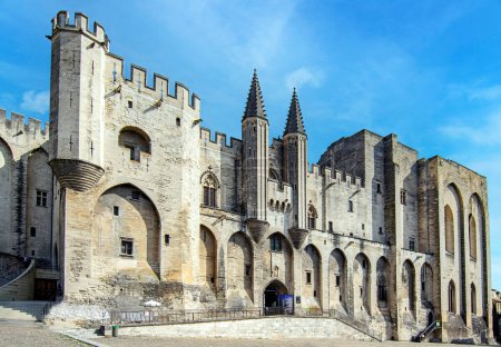 Photo for Palace of the Popes or Palais des Pape in French. Avignon; Vaucluse, France - Royalty Free Image