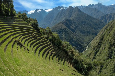 Foto de Machu Picchu y Valle Sagrado de los Incas en los Andes del Perú - Imagen libre de derechos