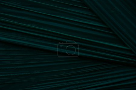 Teal abstract plastic foil background