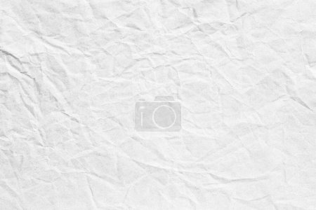 Photo for White crumpled paper surface texture - Royalty Free Image