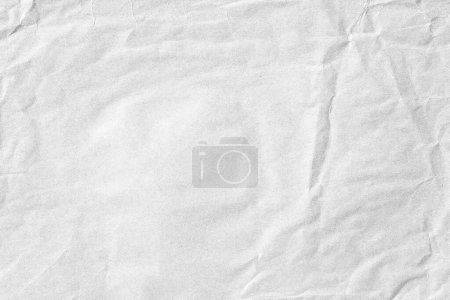 Photo for White grainy crumpled paper texture - Royalty Free Image
