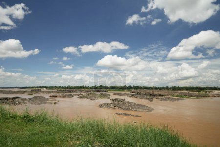 Rocks in the Mekong River Ubon Ratchathani