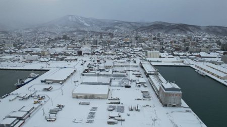 Photo for Otaru, Japan - December 18, 2022: Otaru During Winter Season - Royalty Free Image