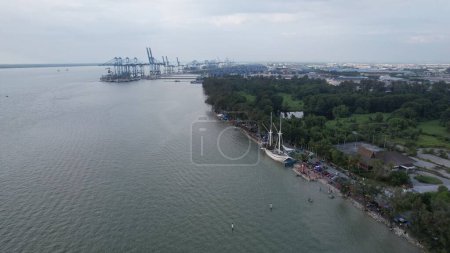 Photo for Klang, Malaysia - February 11 2024: The Container Ports of Klang - Royalty Free Image