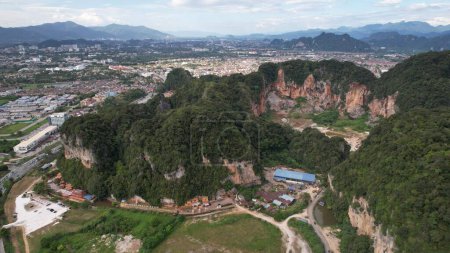 Ipoh, Malaysia - 19. Februar 2024: Die Wahrzeichen und Touristenattraktionen von Ipoh