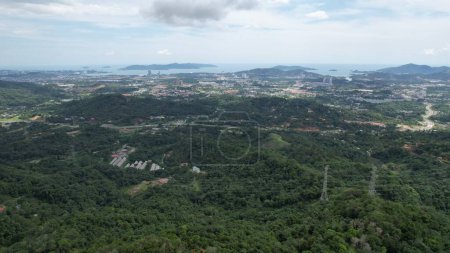 Kota Kinabalu, Malaysia  May 30 2024: The Kokol Hill