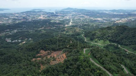 Kota Kinabalu, Malaysia  May 30 2024: The Kokol Hill
