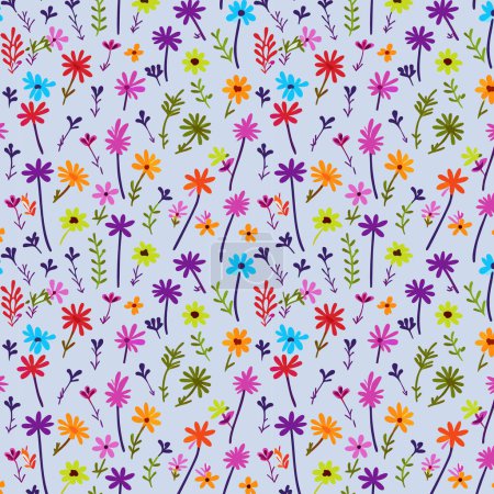 Foto de Patrón de flores con hojas. Ramos florales composiciones florales. Patrón floral. - Imagen libre de derechos