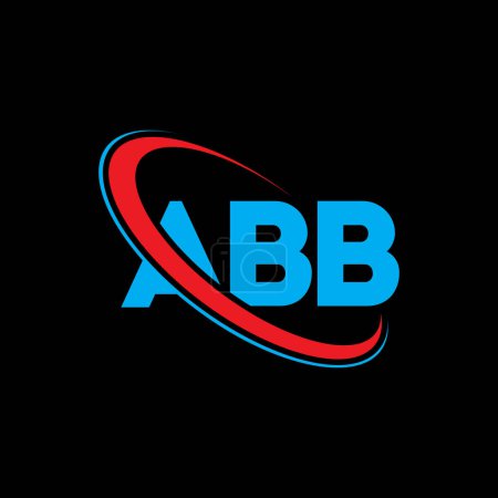 Téléchargez les illustrations : Logo ABB. Lettre ABB. ABB lettre logo design. Intititials Logo ABB lié au logo monogram cercle et majuscule. Typographie ABB pour la marque de technologie, d'affaires et d'immobilier. - en licence libre de droit
