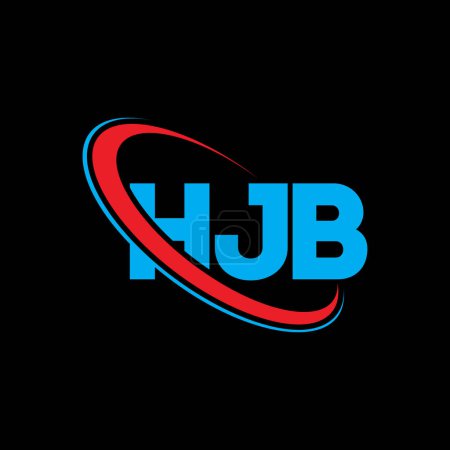 Téléchargez les illustrations : Logo HJB. Lettre du HJB. HJB lettre logo design. Initiales Logo HJB lié au logo monogram cercle et majuscule. HJB typographie pour la technologie, les affaires et la marque immobilière. - en licence libre de droit