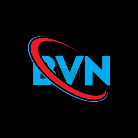 Téléchargez les illustrations : Logo BVN. Lettre du BVN. BVN lettre logo design. Initiales Logo BVN associé au logo monogramme cercle et majuscule. BVN typographie pour la technologie, les affaires et la marque immobilière. - en licence libre de droit