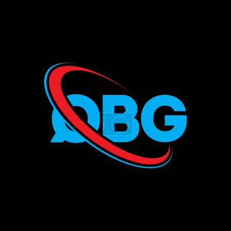 Téléchargez les illustrations : Logo QBG. Lettre du QBG. QBG lettre logo design. Initiales Logo QBG lié au logo monogramme cercle et majuscule. Typographie QBG pour la marque technologique, commerciale et immobilière. - en licence libre de droit