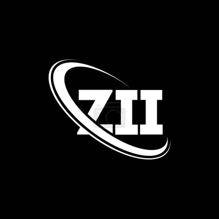 Téléchargez les illustrations : Logo ZII. Lettre ZII. ZII lettre logo design. Initiales Logo ZII lié au logo monogramme cercle et majuscule. Typographie ZII pour la marque technologique, commerciale et immobilière. - en licence libre de droit