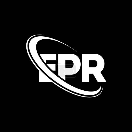 Téléchargez les illustrations : Logo EPR. Lettre d'EPR. EPR lettre logo design. Initiales Logo EPR lié au logo monogramme cercle et majuscule. Typographie EPR pour la marque technologique, commerciale et immobilière. - en licence libre de droit