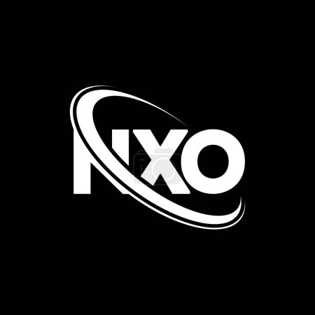 Téléchargez les illustrations : Logo NXO. Lettre de NXO. NXO lettre logo design. Initiales Logo NXO lié au logo monogramme cercle et majuscule. Typographie NXO pour la marque technologique, commerciale et immobilière. - en licence libre de droit