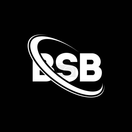 Téléchargez les illustrations : Logo BSB. Lettre du BSB. BSB lettre logo design. Initiales Logo BSB lié au logo monogramme cercle et majuscule. Typographie BSB pour la marque technologique, commerciale et immobilière. - en licence libre de droit