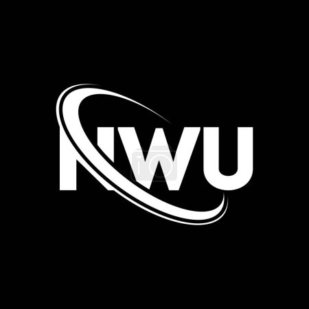 Téléchargez les illustrations : Logo NWU. Lettre du NWU. NWU lettre logo design. Initiales logo NWU lié avec cercle et logo monogramme majuscule. Typographie NWU pour la technologie, les affaires et la marque immobilière. - en licence libre de droit