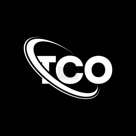 Téléchargez les illustrations : Logo TCO. Lettre du TCO. TCO lettre logo design. Initiales Logo TCO lié au logo monogramme cercle et majuscule. Typographie TCO pour la marque technologique, commerciale et immobilière. - en licence libre de droit