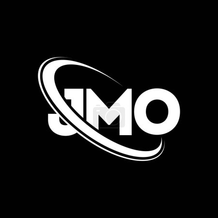 Téléchargez les illustrations : Logo JMO. Lettre de JMO. JMO lettre logo design. Initiales Logo JMO lié au logo monogramme cercle et majuscule. Typographie JMO pour la marque technologique, commerciale et immobilière. - en licence libre de droit