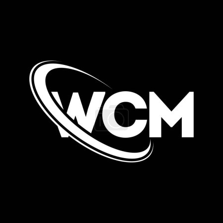 Téléchargez les illustrations : Logo WCM. Lettre de WCM. WCM lettre logo design. Initiales logo WCM lié avec logo monogramme cercle et majuscule. Typographie WCM pour la marque de technologie, d'affaires et d'immobilier. - en licence libre de droit