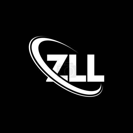 Téléchargez les illustrations : Logo ZLL. Lettre ZLL. ZLL lettre logo design. Initiales Logo ZLL lié au logo monogramme cercle et majuscule. Typographie ZLL pour la marque technologique, commerciale et immobilière. - en licence libre de droit