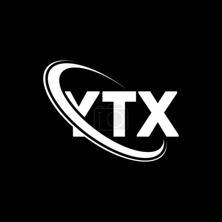 Téléchargez les illustrations : Logo YTX. Lettre YTX. Design de logo de lettre YTX. Initiales Logo YTX lié au logo monogram cercle et majuscule. Typographie YTX pour la marque technologique, commerciale et immobilière. - en licence libre de droit