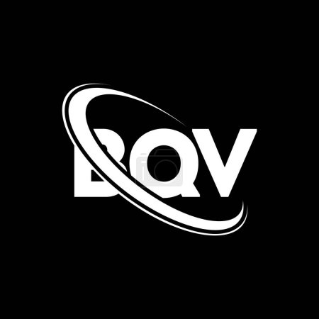 Téléchargez les illustrations : Logo BQV. Lettre du BQV. BQV lettre logo design. Initiales Logo BQV lié au logo monogramme cercle et majuscule. BQV typographie pour la technologie, les affaires et la marque immobilière. - en licence libre de droit