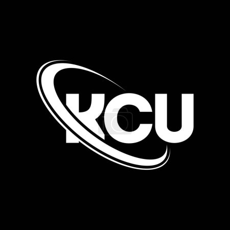 Téléchargez les illustrations : Logo KCU. Lettre du KCU. KCU lettre logo design. Initiales Logo KCU lié au logo monogram cercle et majuscule. KCU typographie pour la technologie, les affaires et la marque immobilière. - en licence libre de droit