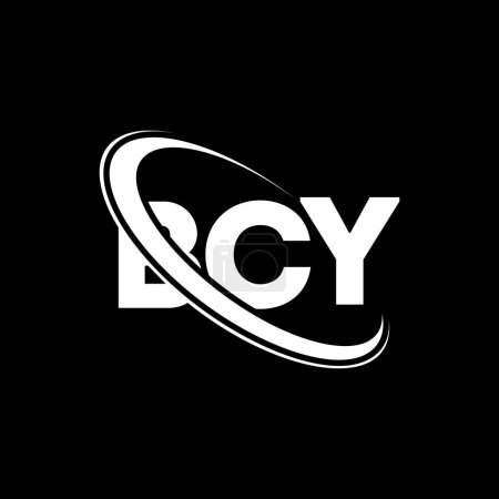 Téléchargez les illustrations : Logo BCY. Lettre de BCY. BCY lettre logo design. Initiales Logo BCY lié au logo monogramme cercle et majuscule. Typographie BCY pour la marque technologique, commerciale et immobilière. - en licence libre de droit