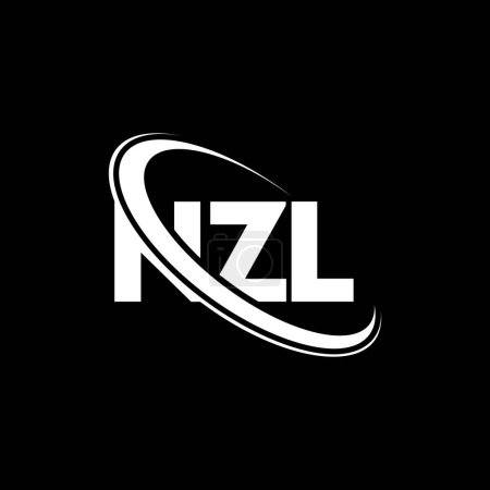 Téléchargez les illustrations : Logo NZL. Lettre de NZL. NZL lettre logo design. Initiales Logo NZL associé au logo monogramme cercle et majuscule. Typographie NZL pour la technologie, les affaires et la marque immobilière. - en licence libre de droit