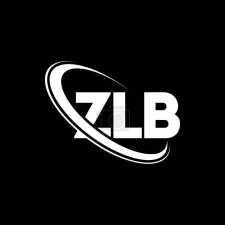 Téléchargez les illustrations : Logo ZLB. Lettre de ZLB. ZLB lettre logo design. Initiales Logo ZLB lié au logo monogramme cercle et majuscule. Typographie ZLB pour la marque technologique, commerciale et immobilière. - en licence libre de droit