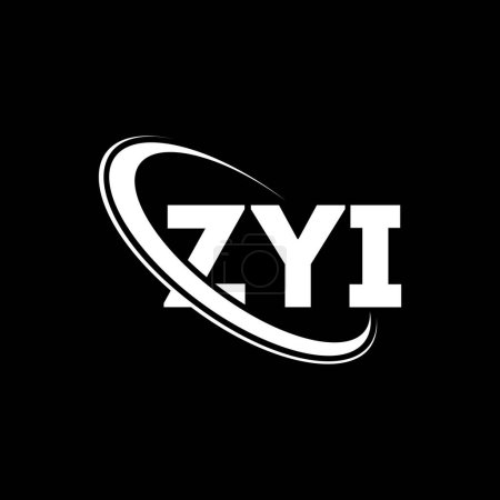 Téléchargez les illustrations : Logo ZYI. Lettre ZYI. ZYI lettre logo design. Initiales Logo ZYI lié au logo monogram cercle et majuscule. Typographie ZYI pour la marque technologique, commerciale et immobilière. - en licence libre de droit
