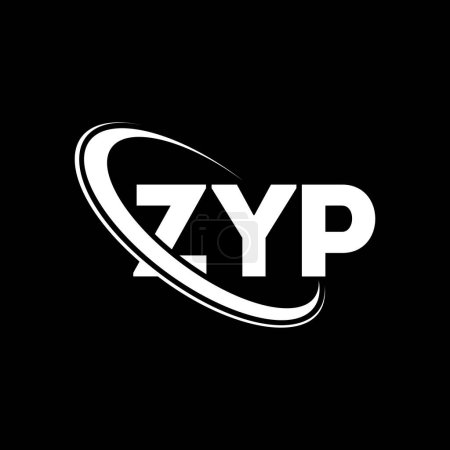 Téléchargez les illustrations : Logo ZYP. Lettre de ZYP. ZYP lettre logo design. Initiales Logo ZYP lié au logo monogramme cercle et majuscule. Typographie ZYP pour la marque technologique, commerciale et immobilière. - en licence libre de droit