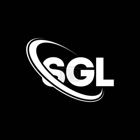 Téléchargez les illustrations : Logo SGL. Lettre SGL. SGL lettre logo design. Initiales logo SGL lié avec cercle et logo monogramme majuscule. Typographie SGL pour la marque technologique, commerciale et immobilière. - en licence libre de droit