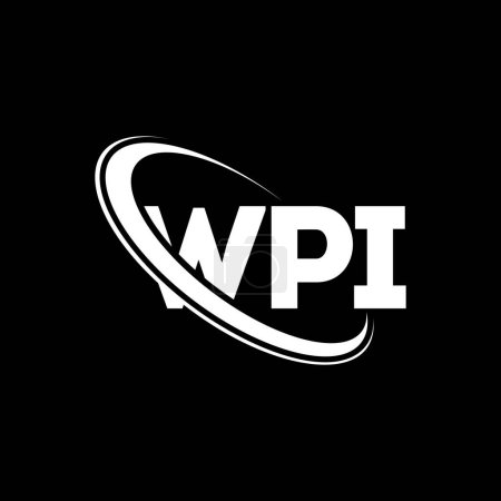 Téléchargez les illustrations : Logo WPI. Lettre du WPI. WPI lettre logo design. Initiales logo WPI lié à cercle et logo monogramme majuscule. Typographie WPI pour la marque technologique, commerciale et immobilière. - en licence libre de droit