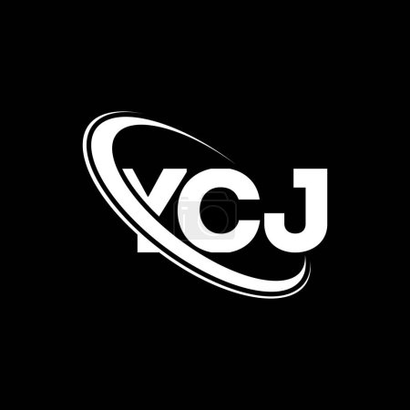 Téléchargez les illustrations : Logo YCJ. Lettre du CJJ. YCJ lettre logo design. Initiales Logo YCJ lié au logo monogramme cercle et majuscule. Typographie YCJ pour la marque technologique, commerciale et immobilière. - en licence libre de droit