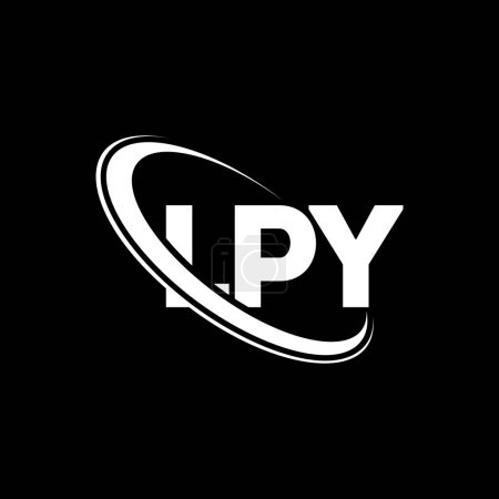 Téléchargez les illustrations : Logo LPY. Lettre du LPY. LPY lettre logo design. Initiales Logo LPY lié au logo monogram cercle et majuscule. Typographie LPY pour la marque technologique, commerciale et immobilière. - en licence libre de droit