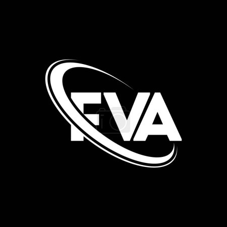 Téléchargez les illustrations : Logo FVA. Lettre de la FVA. FVA lettre logo design. Initiales logo FVA lié à cercle et logo monogramme majuscule. Typographie FVA pour la marque technologique, commerciale et immobilière. - en licence libre de droit