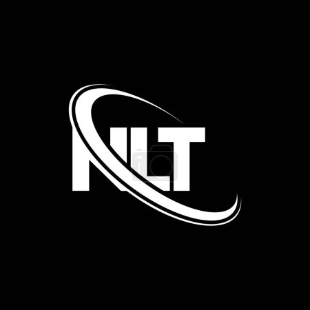 Téléchargez les illustrations : Logo NLT. Lettre du NLT. NLT lettre logo design. Initiales Logo NLT associé au logo monogramme cercle et majuscule. Typographie NLT pour la marque technologique, commerciale et immobilière. - en licence libre de droit