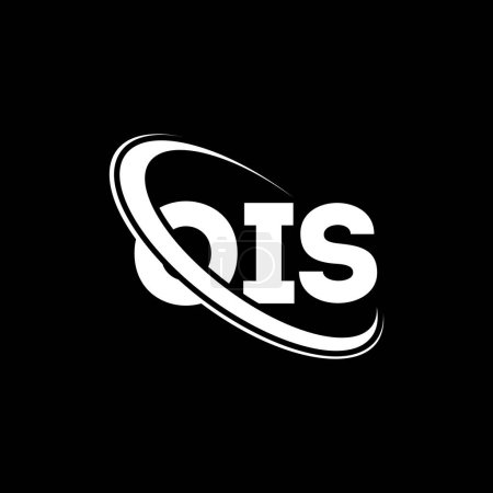 Téléchargez les illustrations : Logo OIS. Lettre de l'OIS. OIS lettre logo design. Initiales Logo OIS lié au logo monogramme cercle et majuscule. Typographie OIS pour la marque technologique, commerciale et immobilière. - en licence libre de droit