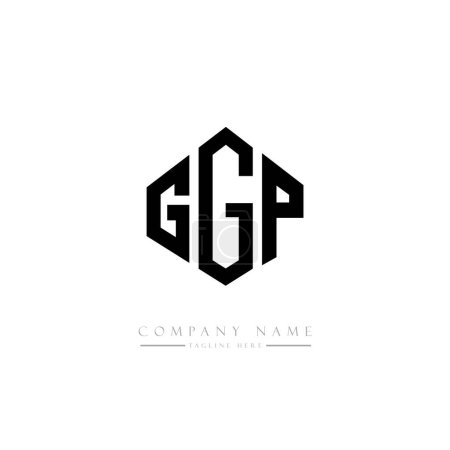 Téléchargez les illustrations : Modèle de logo initial lettre GGP vecteur de conception - en licence libre de droit