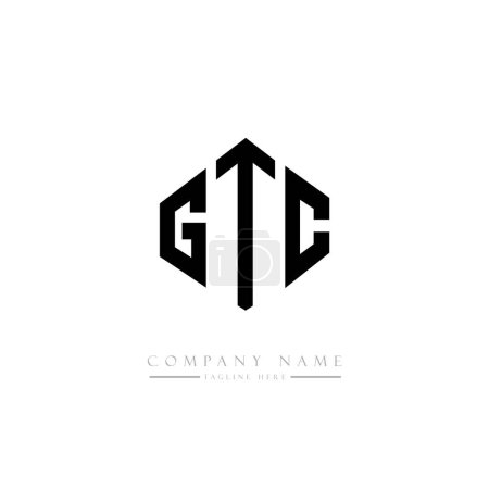 Téléchargez les illustrations : Vecteur de conception de modèle de logo initial lettre GTC - en licence libre de droit
