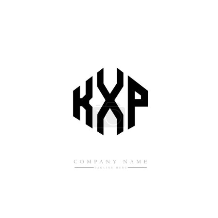 Téléchargez les illustrations : Vecteur de conception de modèle de logo initial lettre KXP - en licence libre de droit