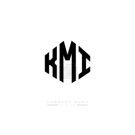 Téléchargez les illustrations : Modèle de logo initial lettre KMI vecteur de conception - en licence libre de droit