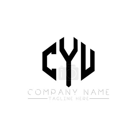 Illustration for CYV, CYV logo, CYV letter, CYV polygon, CYV hexagon, CYV cube, CYV vector, CYV font, CYV logo design, CYV monogram, CYV technology logo, CYV symbol, CYV alphabet, polygon font, hexagon logo, cube, polygon, hexagon, logo, box icon, logo designs, real - Royalty Free Image
