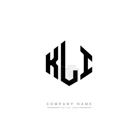 Téléchargez les illustrations : Modèle de logo initial lettre KLI vecteur - en licence libre de droit