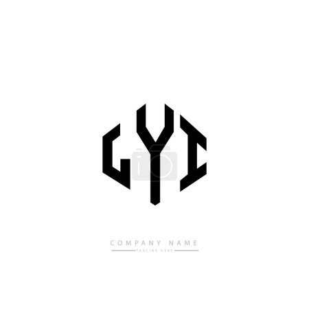 Ilustración de Letras LYI logotipo inicial plantilla diseño vector - Imagen libre de derechos