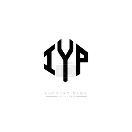 Ilustración de IYP letras logotipo diseño vector ilustración - Imagen libre de derechos