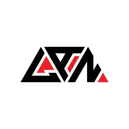 Ilustración de Diseño de logotipo de letra de triángulo LAN con forma de triángulo. Diseño del logotipo del triángulo LAN monograma. Plantilla de logotipo del triángulo LAN con color rojo. Logo triangular LAN Logotipo simple, elegante y lujoso. LAN - Imagen libre de derechos